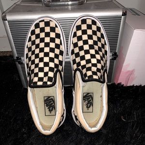 Vans Checkered Asher Slip-On Sneakers